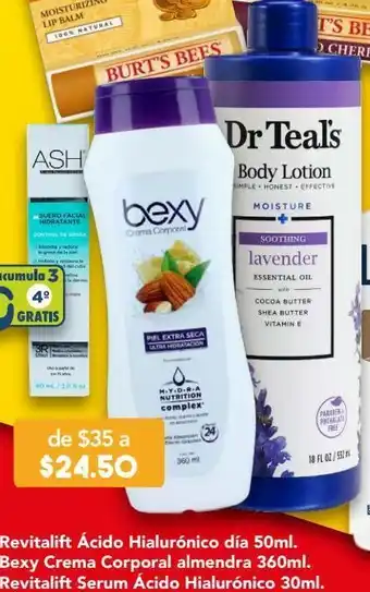 Farmacia San Pablo Bexy crema corporal piel extra seca con karité, avena y aceite de almendras 360 ml oferta