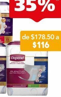 Farmacia San Pablo Depend ropa interior desechable plenitud pañal grande 10 piezas oferta