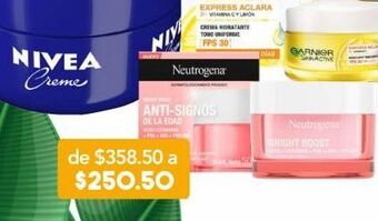Farmacia San Pablo Neutrogena bright boost gel-crema facial anti-signos de la edad 50 g oferta