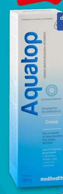 Farmacia San Pablo Aquatop crema restauradora intensiva para piel seca y sensible 250 g oferta