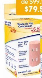 Farmacia San Pablo Le roy venda elástica elastom 10cm 1 pieza oferta