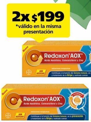 Farmacia San Pablo Redoxon aox sabor naranja 10 tableta tubo ácido ascórbico 1000 mg oferta
