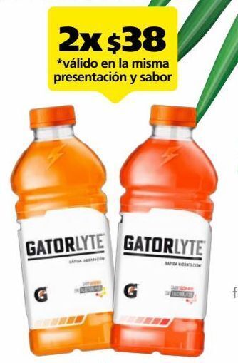 Farmacia San Pablo Gatorlyte bebida con electrolitos sabor fresa - kiwi 591 ml oferta