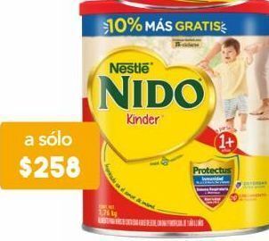 Farmacia San Pablo Nido kinder leche en polvo para niños de 1 a 3 años 800 g oferta