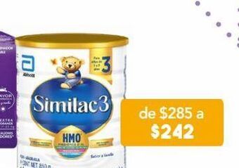 Farmacia San Pablo Similac etapa 3 fórmula de continuación para niños de 1 a 3 años con hmo 850 g oferta