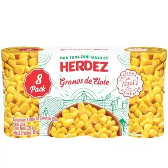 Sam's Club Granos de elote herdez 8 pzas de 220 g oferta
