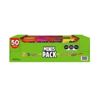 Sam's Club Surtido de botanas sabritas minis pack con 50 pzas oferta