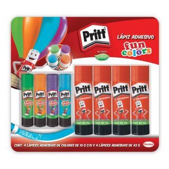 Sam's Club Lápices adhesivos pritt original y fun colors con 8 pzas oferta