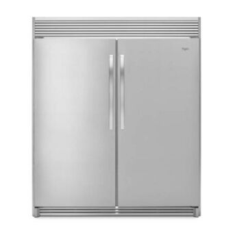 Refrigerador whirlpool empotrable sidekick 18 pies cúbicos