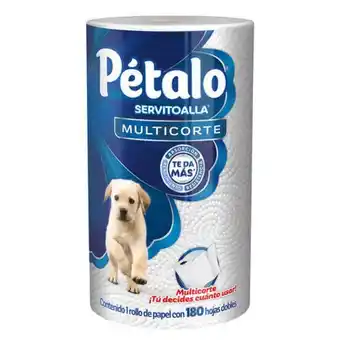Servitoalla pétalo multicorte 1 rollo, 180 hojas dobles