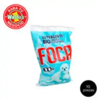 Waldos Mayoreo foca detergente polvo biodegradable 10 piezas 1kg oferta