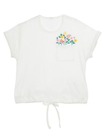 Suburbia Playera weekend estampado floral manga corta para niña oferta