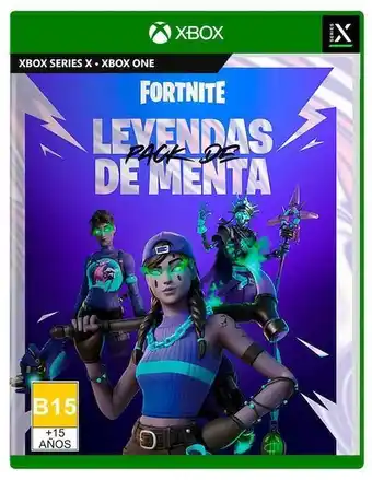 Fortnite pack de leyendas de menta para xbox series x y xbox one