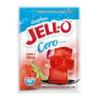 Polvo para preparar gelatina jello sabor fresa cero azúcar 25 g