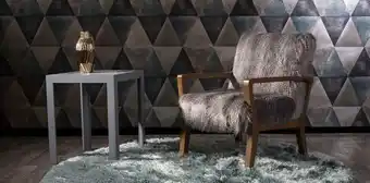 Muebles Dico Sillón presley nogal/gris oferta