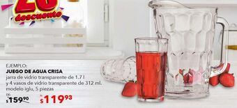 DelSol Juego de agua crisa oferta