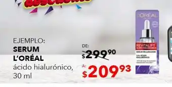 DelSol Sérum l'oréal acido hialuronico 30ml oferta