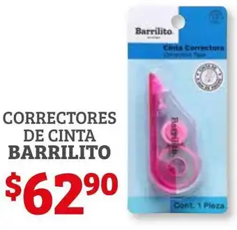 Soriana Híper Correctores de Cinta Barrilito oferta