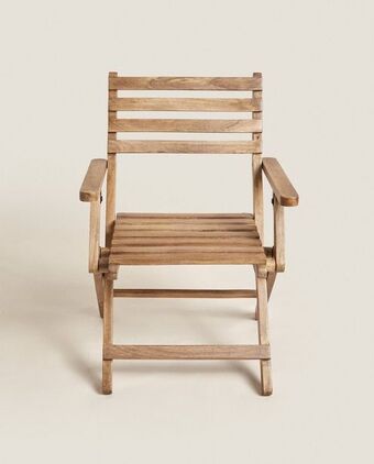 ZARA HOME Silla plegable mango oferta