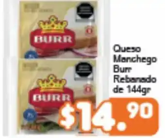 Merza Queso Manchego Burr Rebanado de 144g oferta