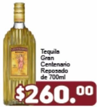 Tequila Gran Centenario Reposado de 700ml