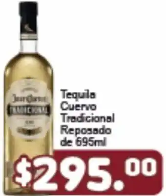 Tequila Cuervo Tradicional Reposado de 695ml