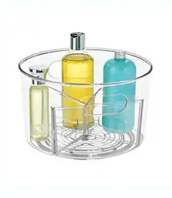 Organizador giratorio de plástico idesign® para cosméticos/artículos de tocador