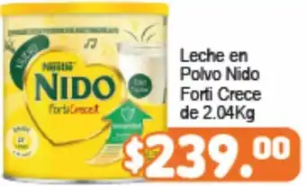 Leche en Polvo Nido Forti Crese 2,04kg