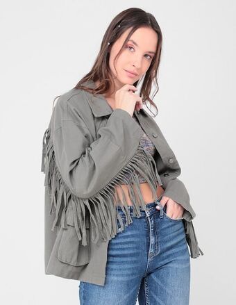 Liverpool Chamarra coffee bean para mujer oferta