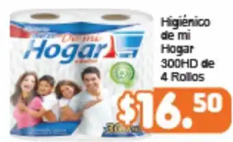 Merza Higiénico de mi Hogar 300HD 4 Rollos oferta