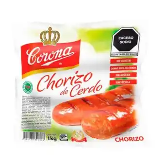 Sam's Club Chorizo de cerdo corona 1 kg oferta