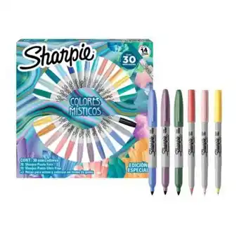 Sam's Club Marcadores sharpie mystics fino y ultrafino 30 pzas oferta
