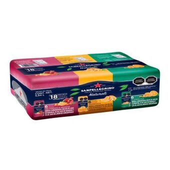 Sam's Club Agua mineral saborizada san pellegrino naturali mixpack con 18 pzas de 330 ml c/u oferta
