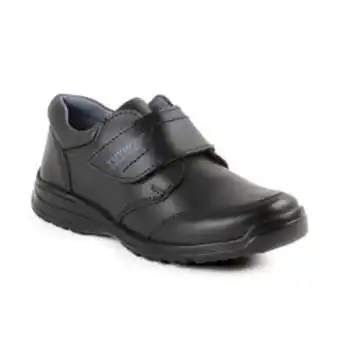 El Bodegón Zapato escolar con velcro grueso para niño yuyin negro 29141 oferta