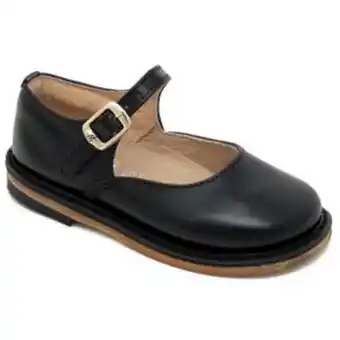 Zapato escolar con hebilla para niña mickey q508-02
