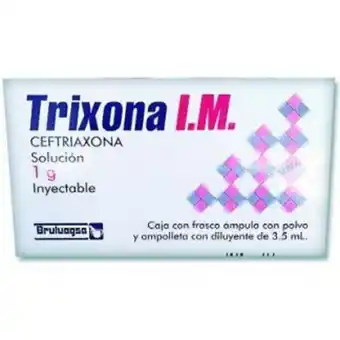 Farmacias San Isidro y San Borja Trixona 1gr iny amp 3. oferta