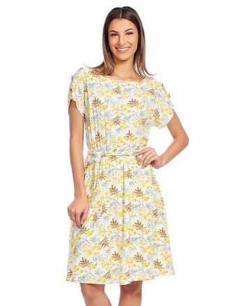 Suburbia Vestido midi pierre cardin floral oferta