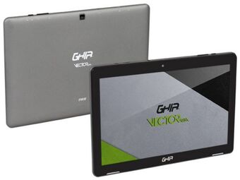 PCEL Tablet ghia vector slim 10.1: procesador quad core (hasta 1.8ghz), memoria ram de 1gb, almacenamiento de 16gb, pantalla ips d oferta