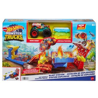 Juguetibici Hot wheels monster trucks estacion de explosiones hfb12 oferta