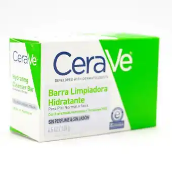 Cerave barra hidratante para piel seca con 128 g