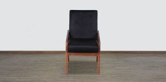 Muebles Dico Sillón kansas nogal con negro oferta