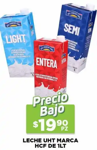 Leche UHT Marca HCF de 1L
