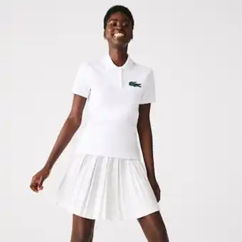 Lacoste Polo lacoste para mujer made in france en piqué de algodón de dos capas oferta