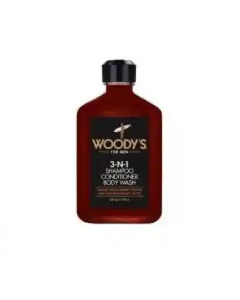 Woodys 3-n-1 shampoo conditioner body wash 335 ml/12 fl oz