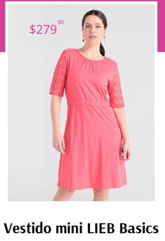 Liverpool Vestido Mini Lieb Basics oferta