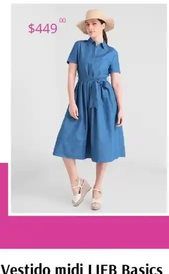 Liverpool Vestido Mini Lieb Basics oferta