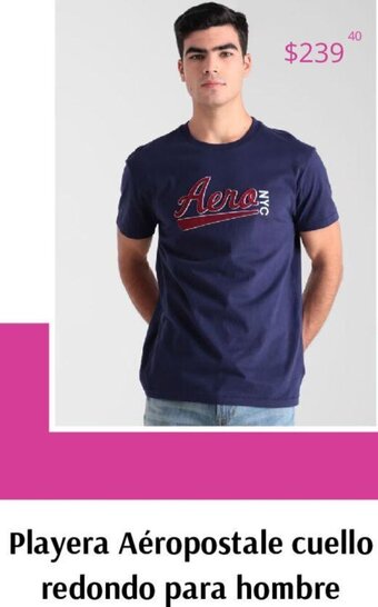 Playera Aéropostale Cuello Redondo para Hombre
