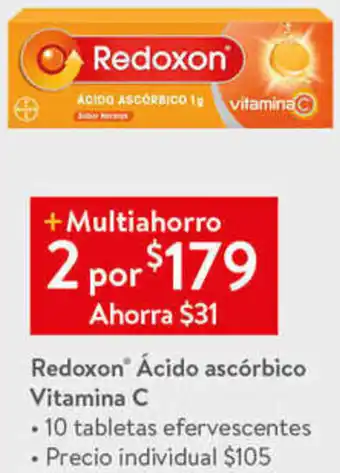 Walmart Redoxon Ácido Ascórbico Vitamina C oferta