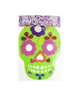 Mascara de foami calavera -dibujo 5