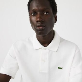 Lacoste Polo lacoste classic fit en piqué de algodón orgánico para hombre oferta
